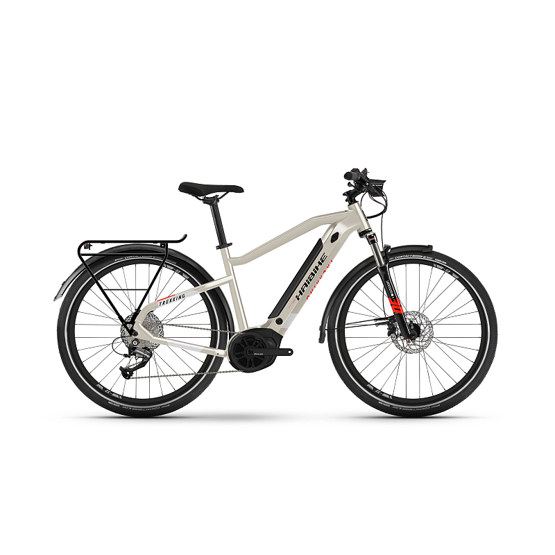 Haibike Trekking 4 HIGH Schwarz, Rot, Weiß Aluminium L 69,8 cm (27.5") 26,4 kg Lithium-Ion (Li-Ion)