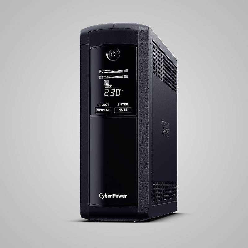 CyberPower Tracer III VP1200ELCD-FR Unterbrechungsfreie Stromversorgung (USV) Line-Interaktiv 1,2 kVA 720 W 5 AC-Ausgänge