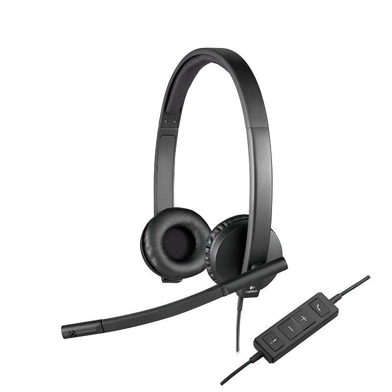 Logitech H570e Kopfhörer Kabelgebunden Kopfband Büro/Callcenter USB Typ-A Schwarz