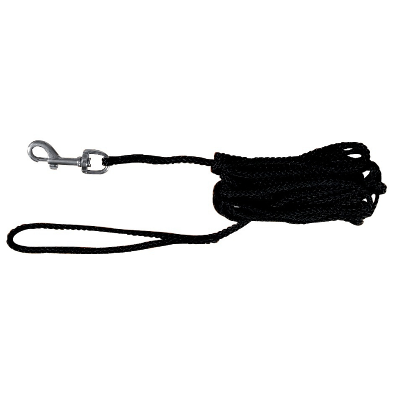 TRIXIE 19771 Hunde-/Katzenleine 15 m Schwarz Nylon Hund Trainingsleine