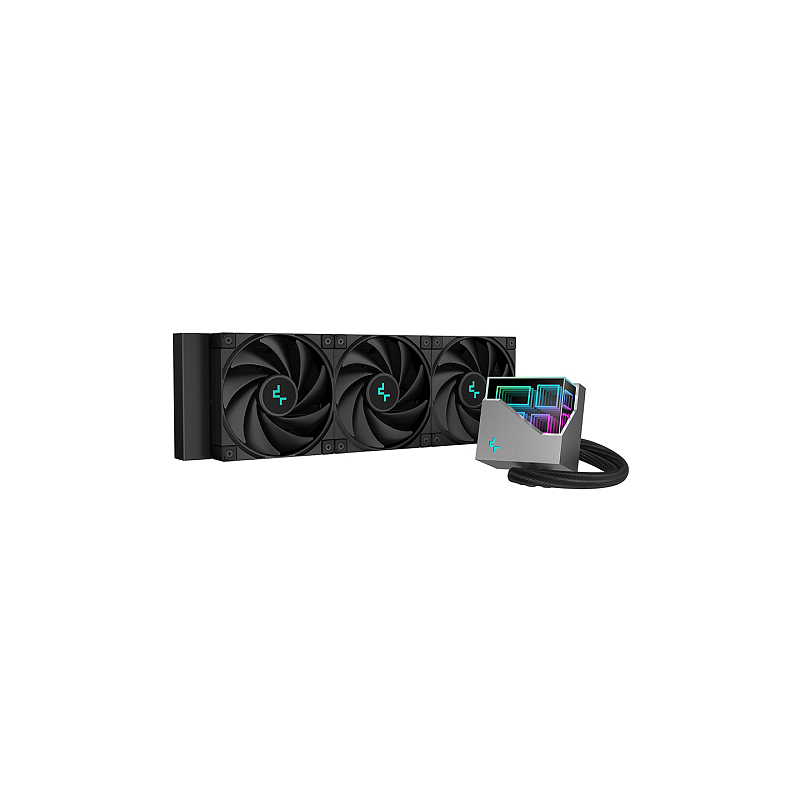 DeepCool LT720 Prozessor All-in-One-Flüssigkeitskühler 12 cm Schwarz