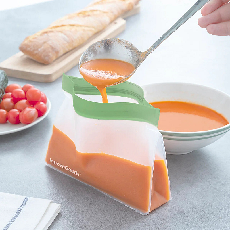 InnovaGoods 8435527817282 Aufbewahrungsbeutel für Lebensmittel 6 Stück(e) Transparent