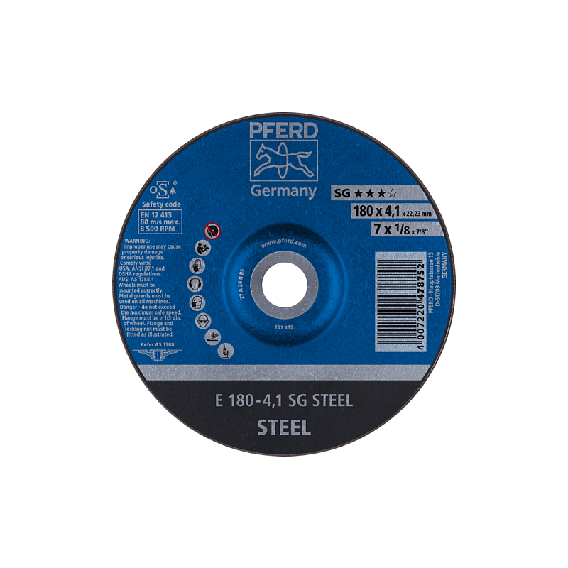 PFERD E 180-4,1 SG STEEL Rotierendes Schleifwerkzeug Zubehör Metall