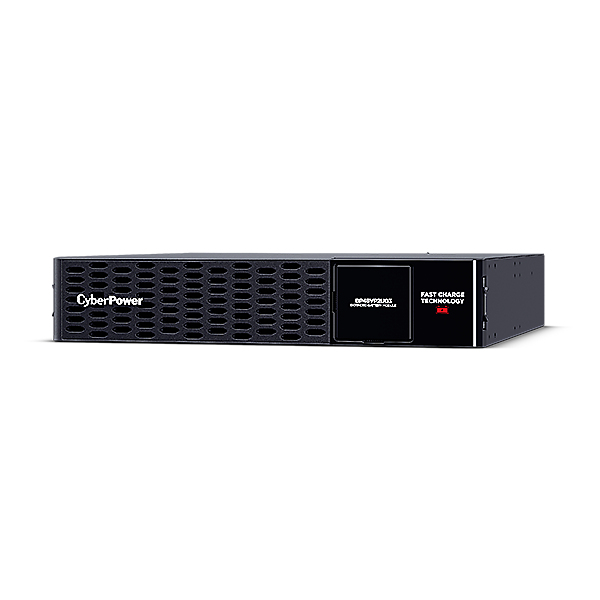 CyberPower BP48VP2U03 Batterieerweiterungsmodul Tower/Rack 2U, PP75 Anschluss (1), 48Vdc, 6Ah/12V *16, integriertes Ladegerät, komp. mit PR2200ERTXL2UA(N)/PR3000ERTXL2UA(N) inkl. 19" Railkit