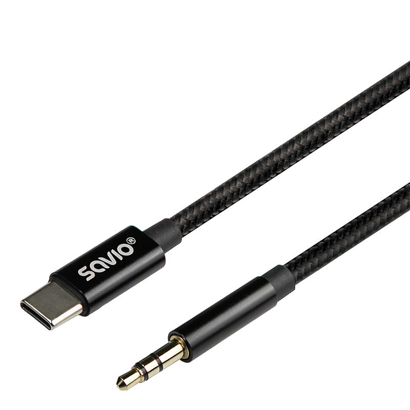 Savio CL-187 Audio-Kabel 1 m Schwarz