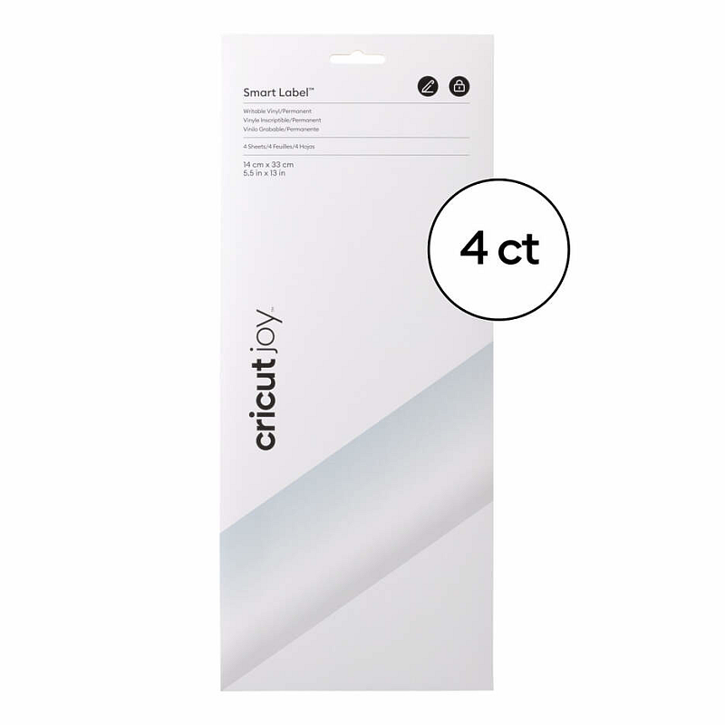 Cricut Joy Smart Label Writable selbstklebendes Etikett Permanent Transparent 4 Stück(e)