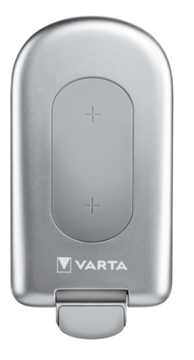 Varta 57914 101 111 Ladegerät für Mobilgeräte Kopfhörer, Kopfhörer, Smartphone Silber AC Kabelloses Aufladen Schnellladung Drinnen