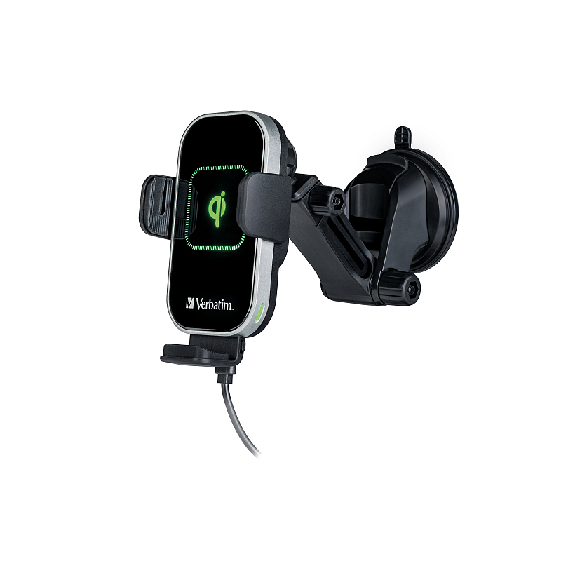 Verbatim FWC-03 Pro Qi Fast Wireless Autoladegerät retail Schwarz