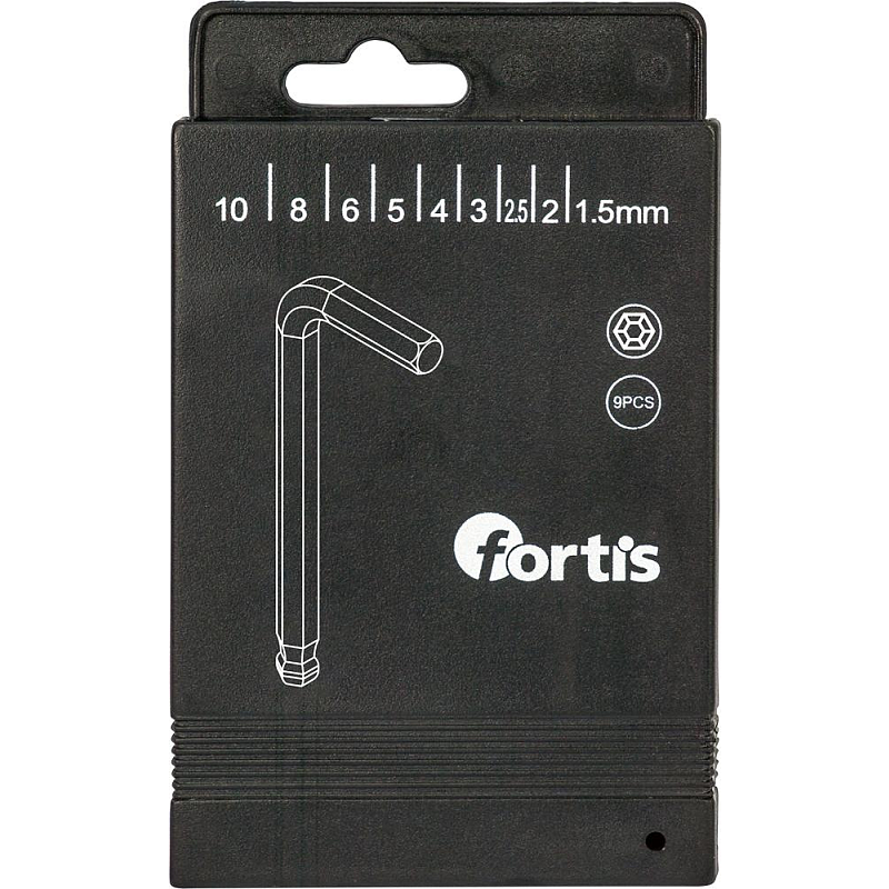 Fortis 4317784729932 Sechskantschlüssel 9 Stück(e)