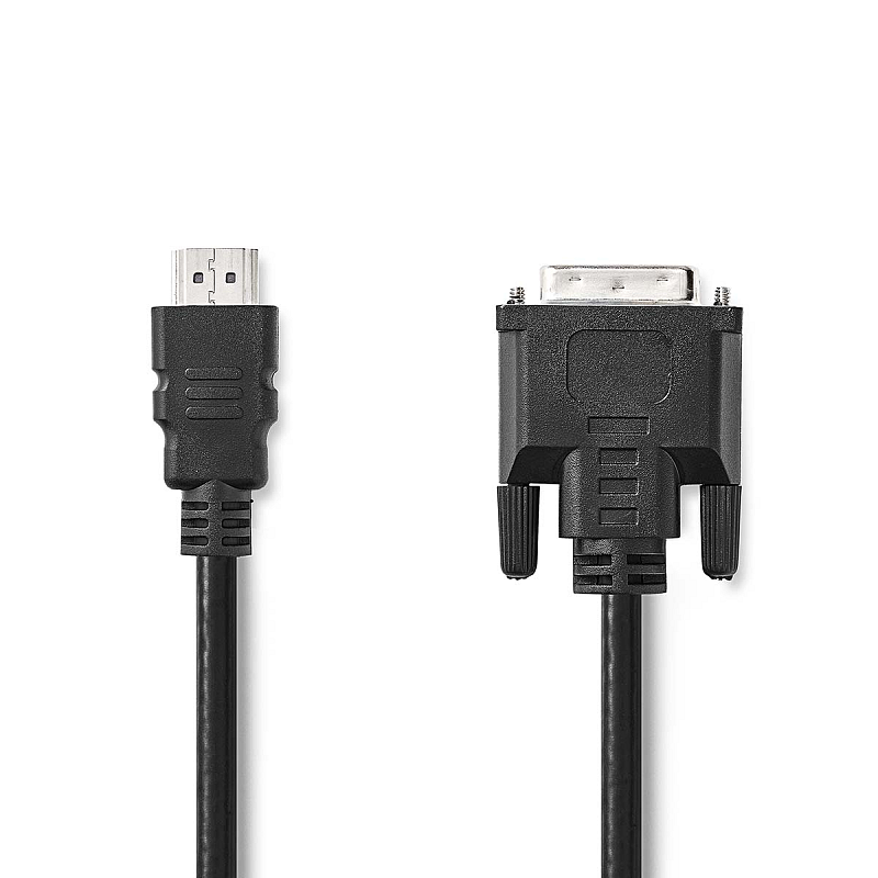 Nedis CCGL34800BK30 Videokabel-Adapter 3 m HDMI Typ A (Standard) DVI-D Schwarz