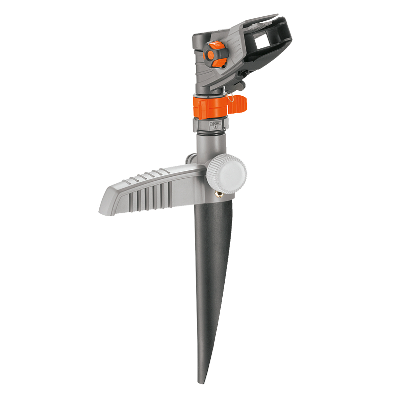 Gardena 8141-20 Wassersprinkler Impuls-Wassersprenger Grau, Orange, Silber