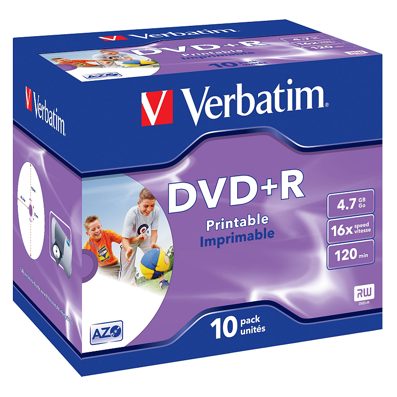 Verbatim 43508 DVD-Rohling 4,7 GB DVD+R 10 Stück(e)