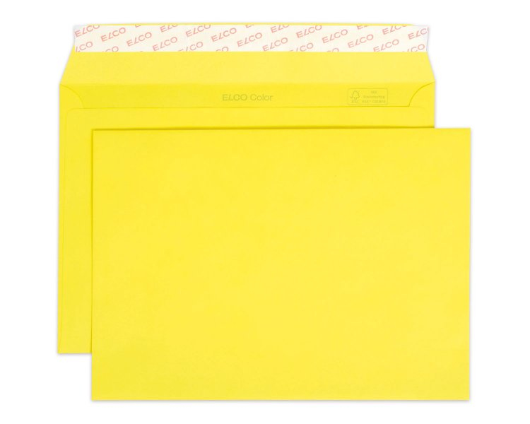 Elco 74618.72 Briefumschlag C5 (162 x 229 mm) Gelb