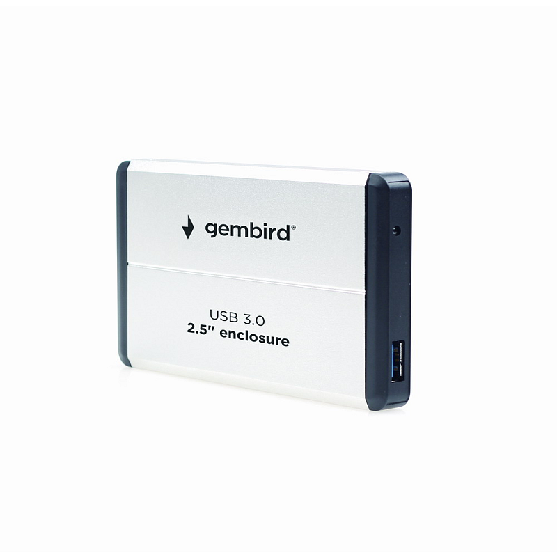 Gembird EE2-U3S-2-S Speicherlaufwerksgehäuse HDD-Gehäuse Silber 2.5"