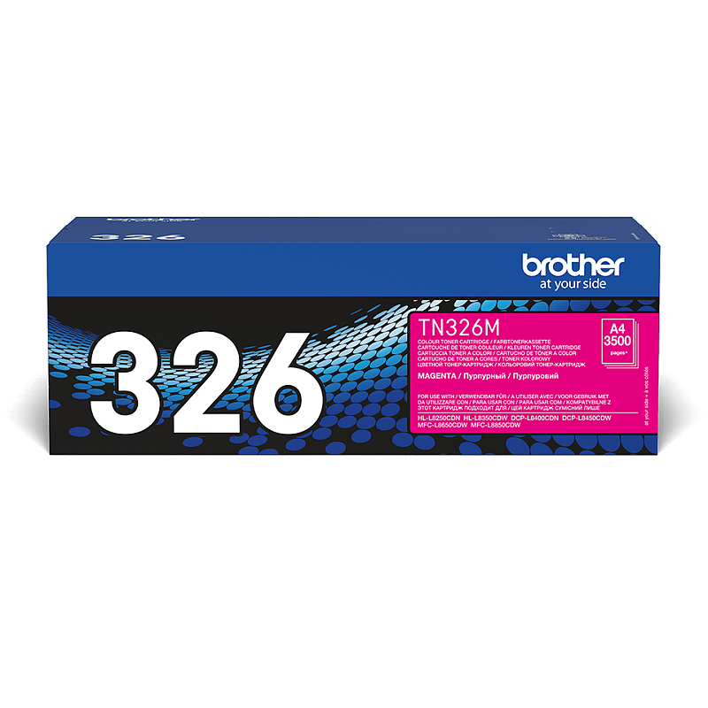 Brother TN-326M Tonerkartusche 1 Stück(e) Original Magenta