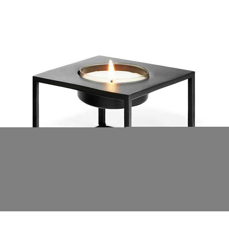Philippi Solero Kerzenständer Stahl Schwarz