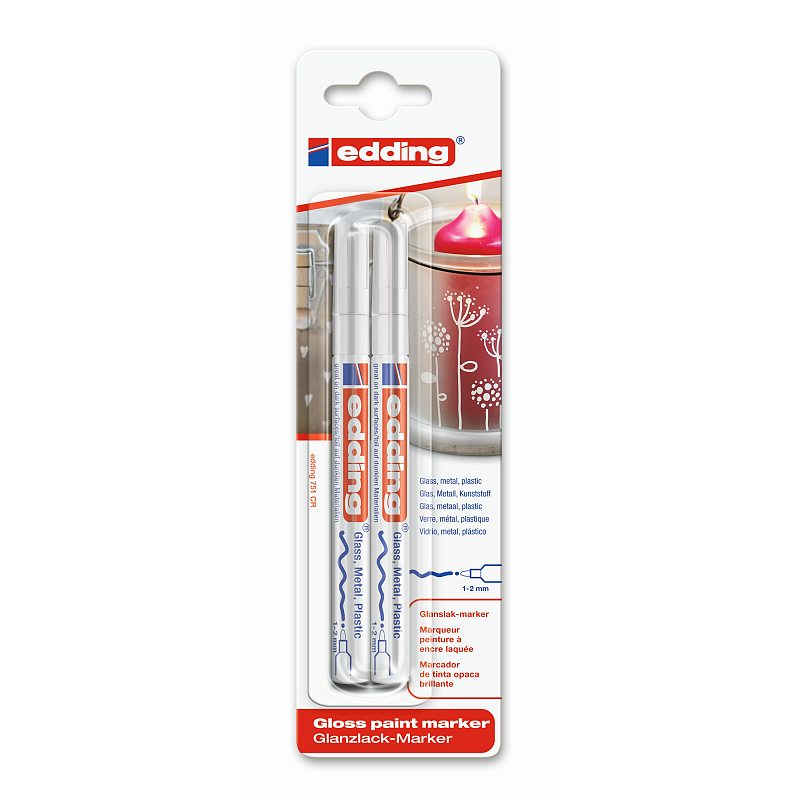 Edding e-751 Weiß 2 Stück(e)