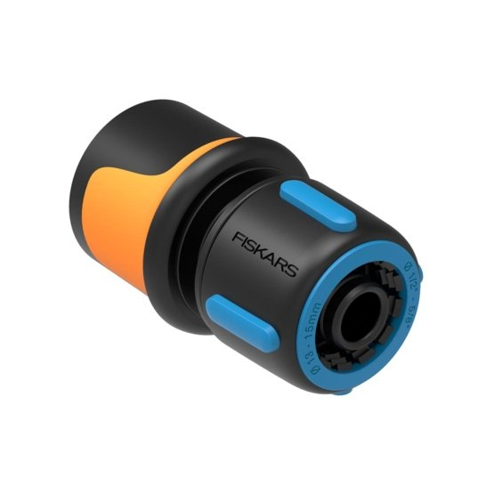 Fiskars 1027072 Anschlussteil für Wasserschlauch Schlauchanschluss Schwarz, Blau, Gelb 1 Stück(e)