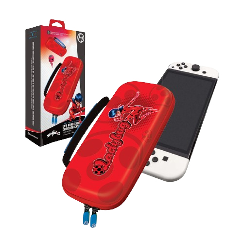 Hyperkin M07541-MTLB Schutzhülle für tragbare Spielkonsolen Hartschalenkoffer Polyethylen-Vinylacetat (PEVA) Mehrfarbig, Rot