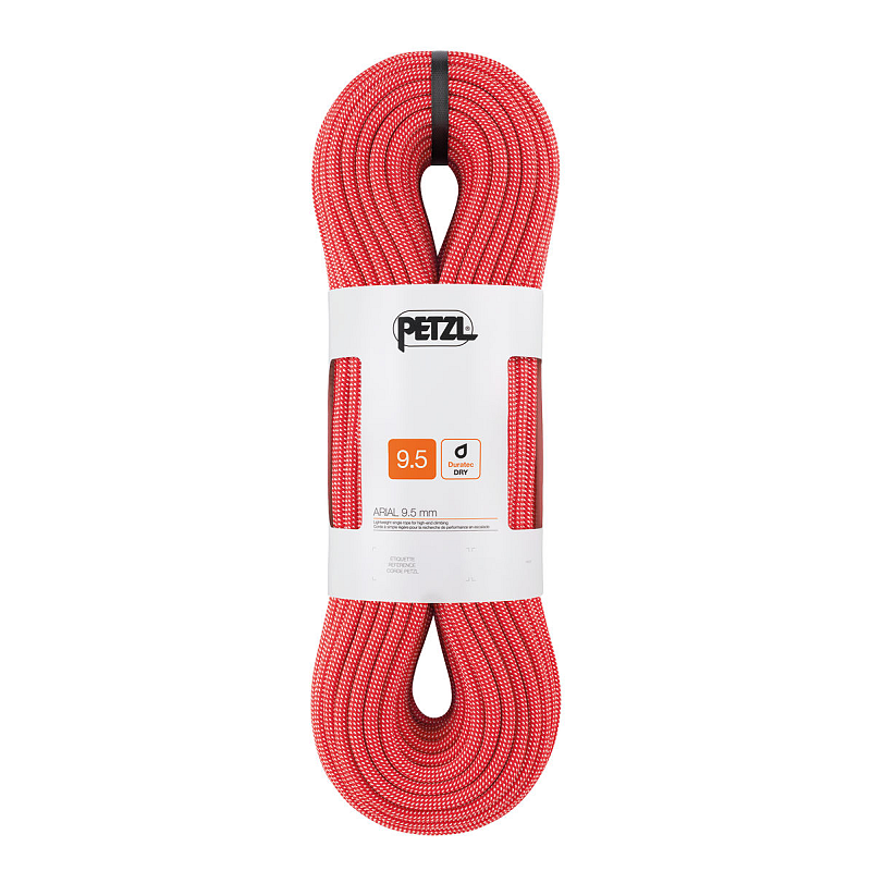 Petzl Arial Dry Rope 9.5 Rot 60000 mm 9,5 mm Nylon 1 Stück(e)