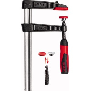BESSEY TG10-2K Schraubzwinge 10 cm Schwarz, Rot, Edelstahl