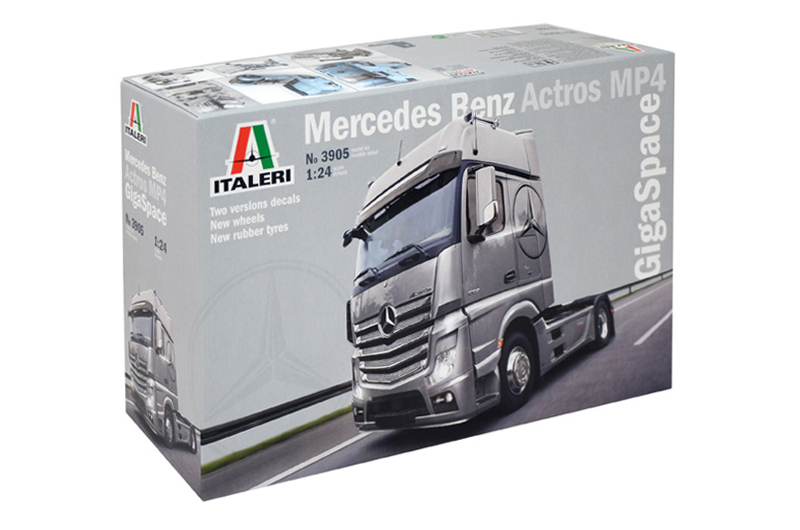 Italeri Mercedes Benz Actros MP4 Gigaspace LKW-/Anhänger-Modell Montagesatz 1:24