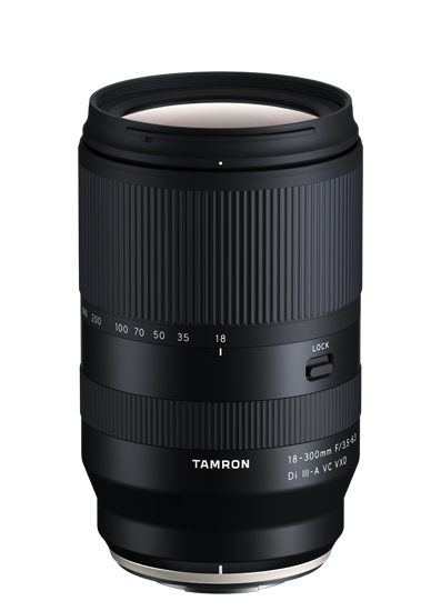Tamron 18-300mm F/3.5-6.3 Di III-A VC VXD, Sony E-Mount MILC/SLR Ultra-Tele-Zoomobjektiv Schwarz