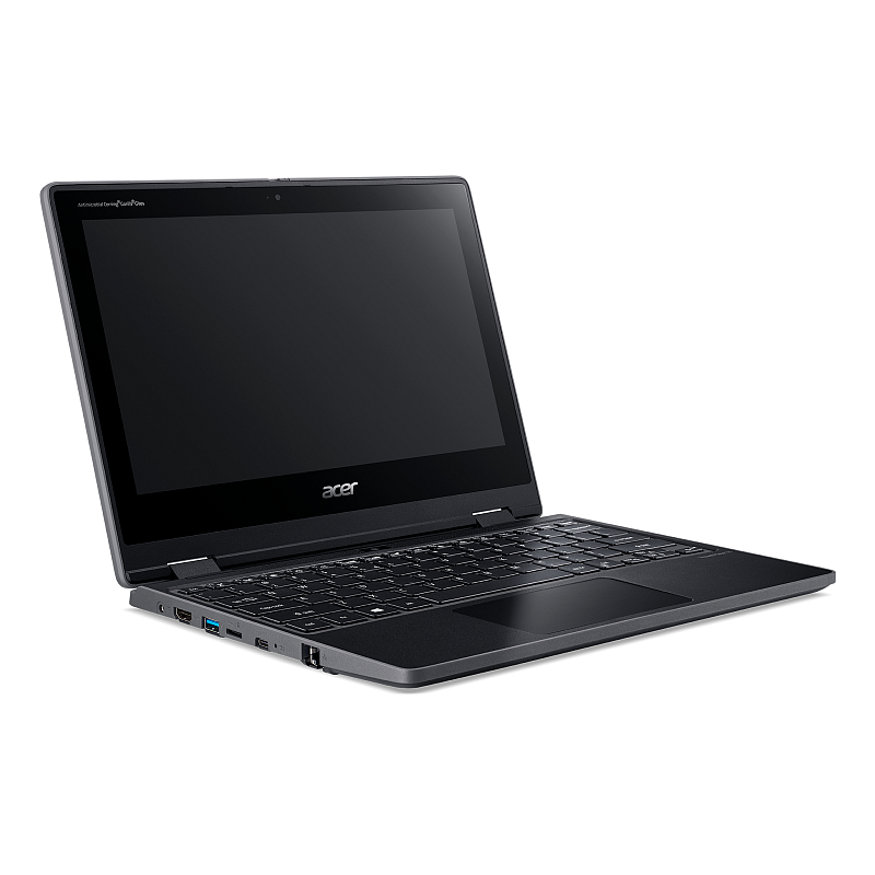 Acer TravelMate Spin B3 TMB311RN-32-P28U Intel® Celeron® N N6000 Hybrid (2-in-1) 29,5 cm (11.6") Touchscreen Full HD 8 GB DDR4-SDRAM 256 GB SSD Wi-Fi 6 (802.11ax) Windows 11 Pro Deutsch Schwarz