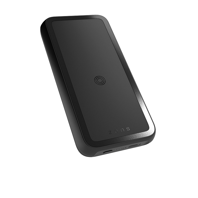 ZENS ZEPP04M/00 Powerbank 10000 mAh Kabelloses Aufladen Schwarz