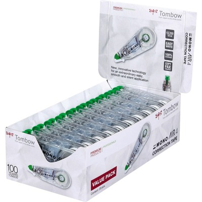 Tombow CT-CA4-20 Korrektur-Band 10 m Grün, Transparent, Weiß 20 Stück(e)