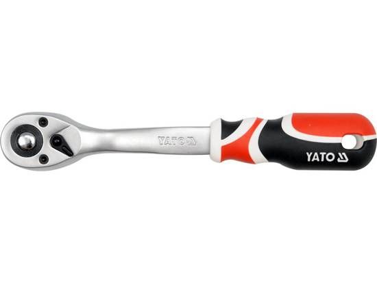 Yato YT-0732 Ratschenschlüssel Chrom-Vanadium-Stahl 12.7 mm 0 Stück(e) Schwarz, Rot