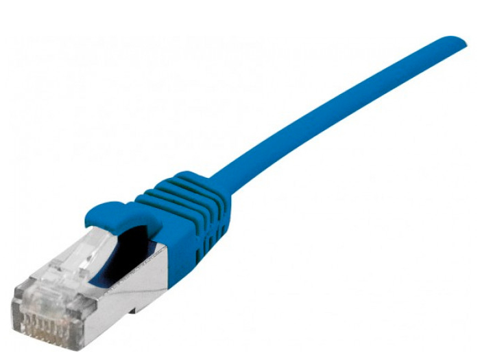 Dexlan 858723 Netzwerkkabel Blau 1 m Cat6a S/FTP (S-STP)