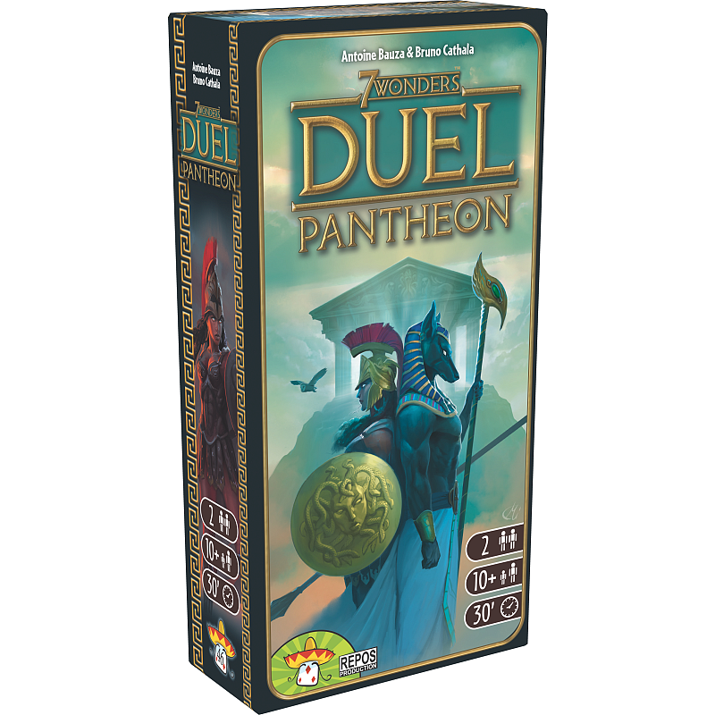 Repos Production 7 Wonders Duel – Pantheon Brettspiel Krieg