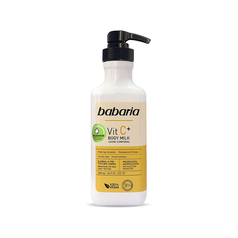 Babaria Vit C+ body milk 500 ml Milch Frauen