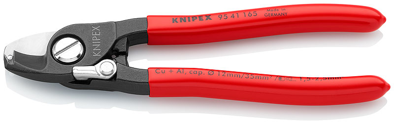 Knipex 95 41 165 Kabel-Crimper Abmantelwerkzeug Rot