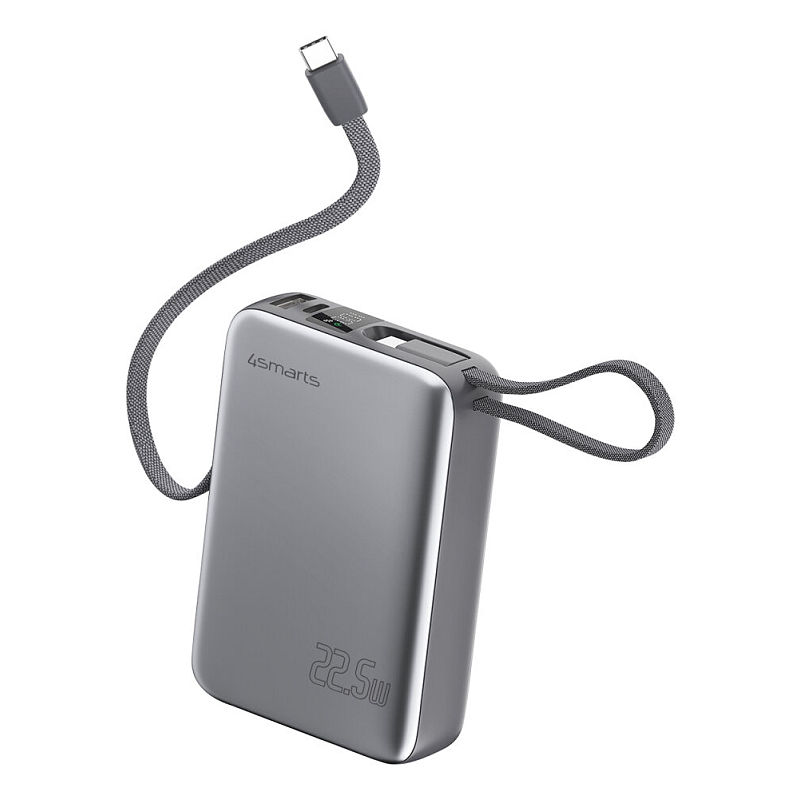 4smarts 541626 Powerbank Lithium Polymer (LiPo) 20000 mAh Grau