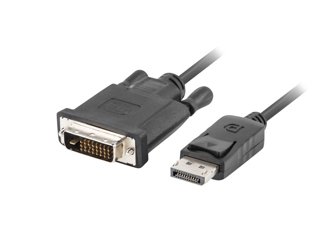 Lanberg CA-DPDV-10CU-0030-BK Videokabel-Adapter 3 m DisplayPort DVI-D Schwarz