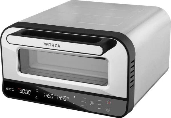 ECG FORZA 4500 Pizzamacher/Ofen 1 Pizza/Pizzen 1850 W Edelstahl