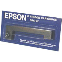 Epson ERC22B Farbbandkassette für M-180/190-Serie, lange Lebensdauer, Schwarz