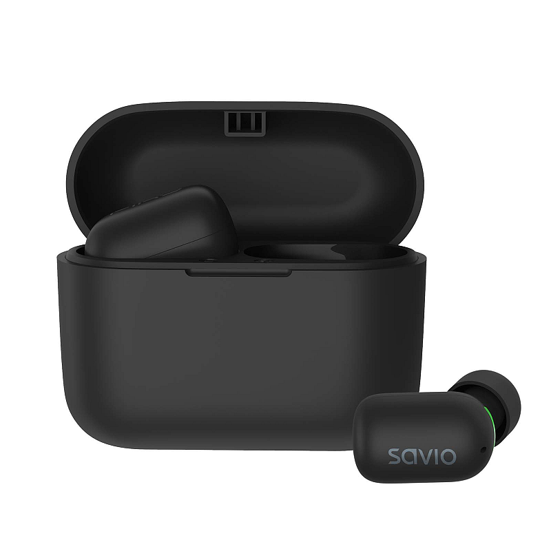 Savio TWS-09 Kopfhörer & Headset True Wireless Stereo (TWS) im Ohr Anrufe/Musik Bluetooth Schwarz
