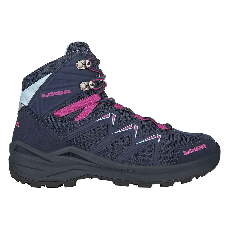 LOWA Innox Pro GTX Mid Unisex Kind Schwarz, Blau, Violett