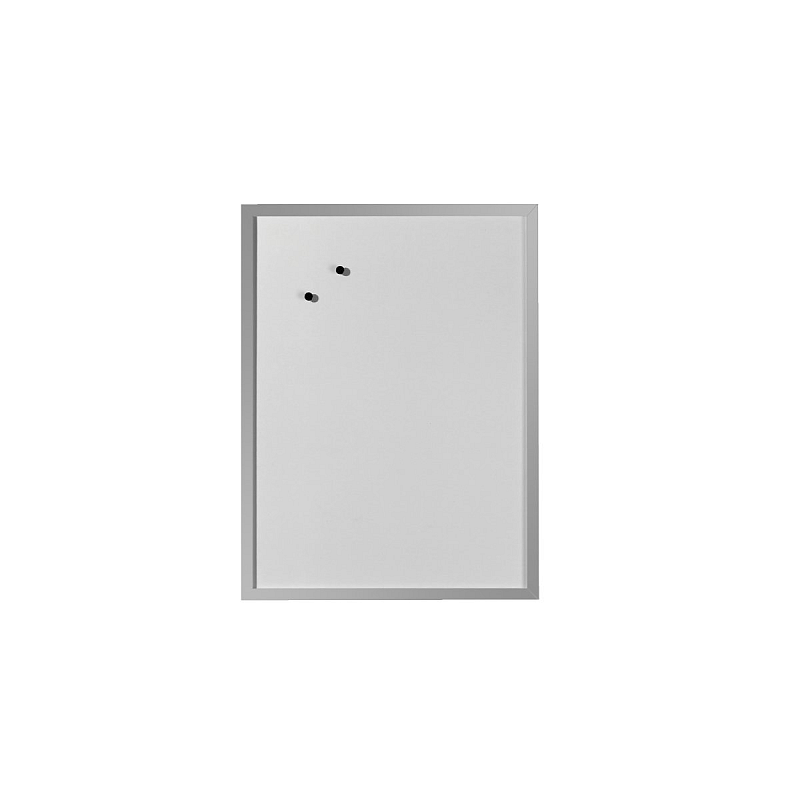 Herlitz 10524627 Magnettafel 400 x 600 mm Silber, Weiß