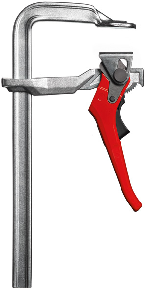 BESSEY GH80 Schraubzwinge F-Klammer 80 cm Aluminium, Schwarz, Rot