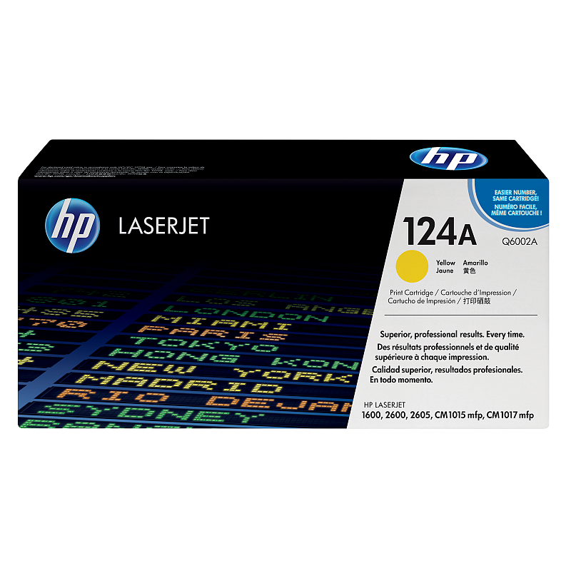 HP 124A Gelb Original LaserJet Tonerkartusche