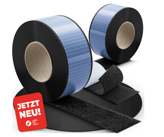 Label-the-cable LTC 1610-5-50 Klebeband Für die Nutzung im Innenbereich geeignet Für die Nutzung im Außenbereich geeignet 5 m Schwarz