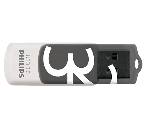 Philips FM32FD00B USB-Stick 32 GB USB Typ-A 3.2 Gen 1 (3.1 Gen 1) Schwarz, Weiß