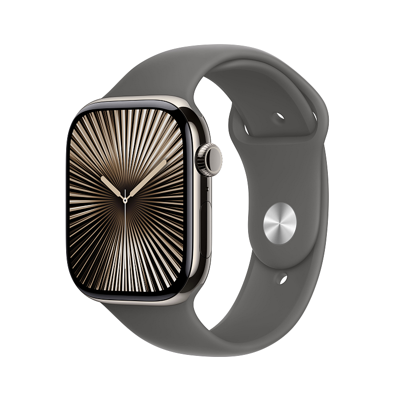 Apple Watch Series 10 OLED 46 mm Digital 416 x 496 Pixel Touchscreen 4G Titan WLAN GPS