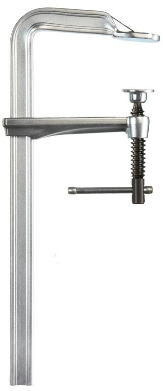 BESSEY GZ125K Schraubzwinge F-Klammer 125 cm Aluminium, Schwarz