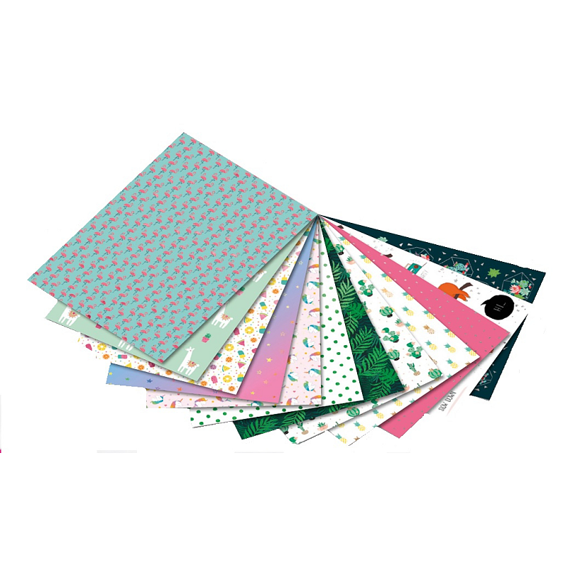 Folia 11649 Kunstdruckpapier Kunstdruckpapierblock 12 Blätter