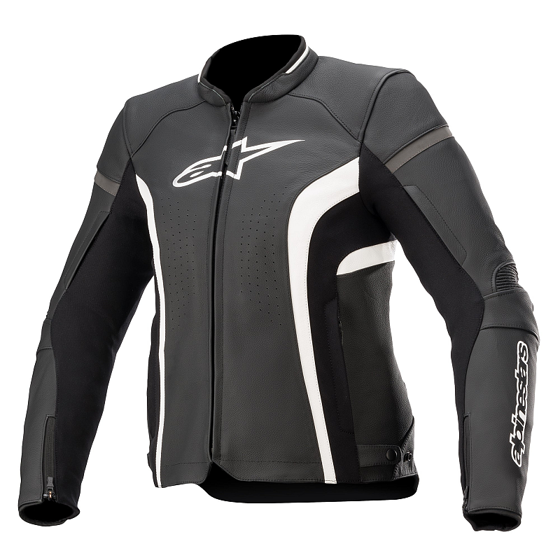 Alpinestars 3112021-12-38 Motorradjacke & -weste Männlich Schwarz, Weiß